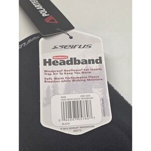 Seirus 8028‎ HWS Neofleece Headband Black Polartec Windproof Ear Warmer One Size